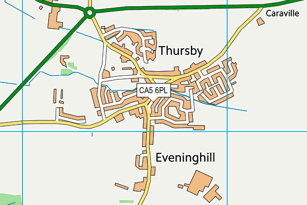 CA5 6PL map - OS VectorMap District (Ordnance Survey)