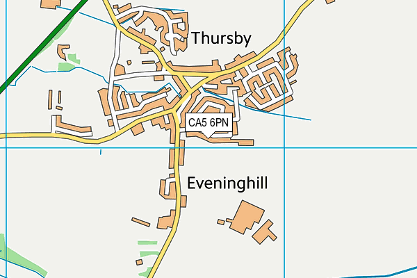 Thursby Primary School map (CA5 6PN) - OS VectorMap District (Ordnance Survey)