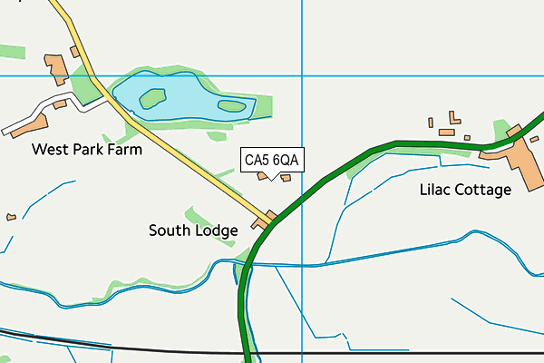 CA5 6QA map - OS VectorMap District (Ordnance Survey)