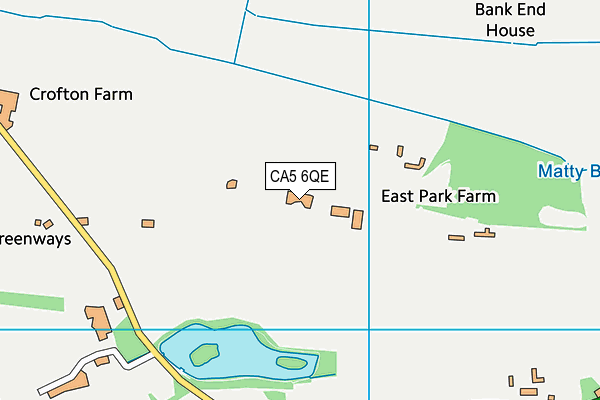 CA5 6QE map - OS VectorMap District (Ordnance Survey)