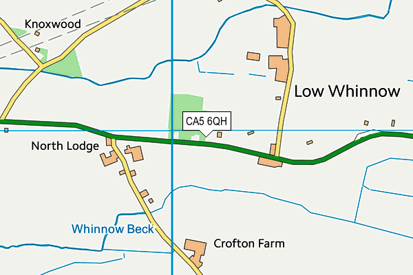CA5 6QH map - OS VectorMap District (Ordnance Survey)