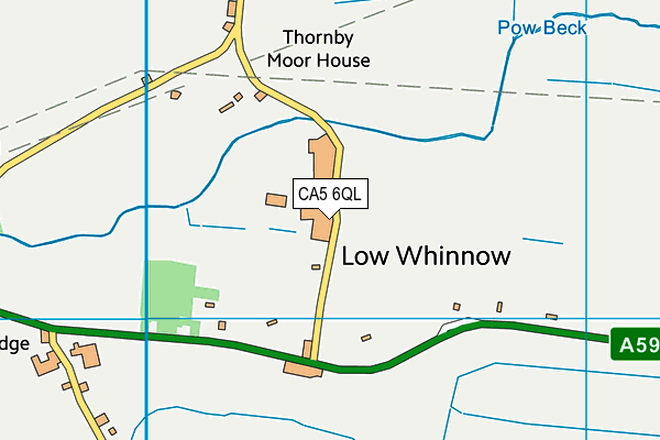 CA5 6QL map - OS VectorMap District (Ordnance Survey)