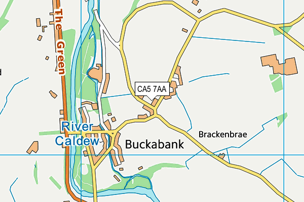 CA5 7AA map - OS VectorMap District (Ordnance Survey)