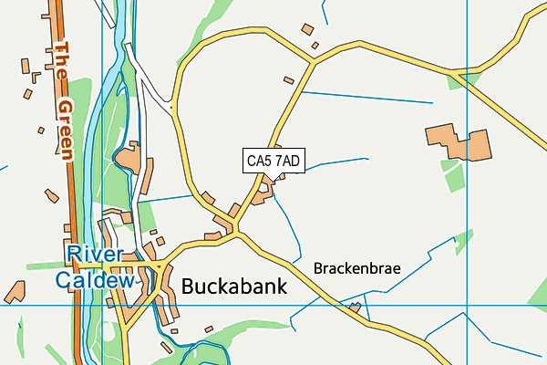 CA5 7AD map - OS VectorMap District (Ordnance Survey)