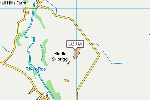 CA5 7AN map - OS VectorMap District (Ordnance Survey)