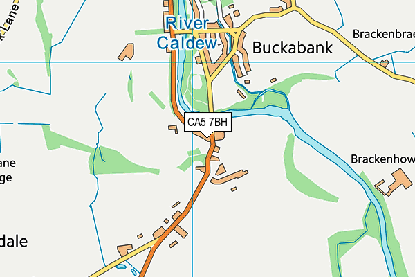 CA5 7BH map - OS VectorMap District (Ordnance Survey)