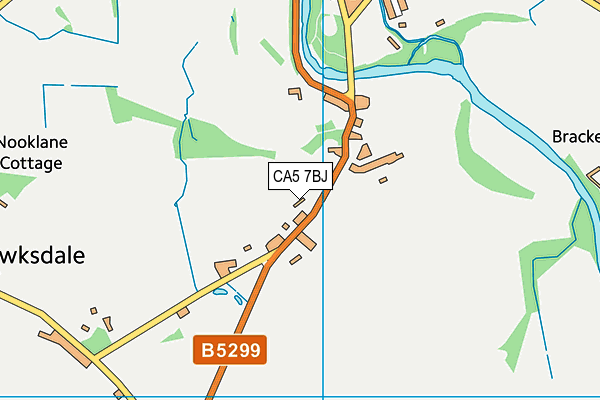 CA5 7BJ map - OS VectorMap District (Ordnance Survey)