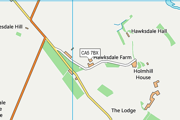 Lime House School map (CA5 7BX) - OS VectorMap District (Ordnance Survey)