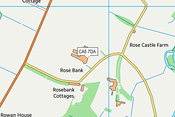 CA5 7DA map - OS VectorMap District (Ordnance Survey)