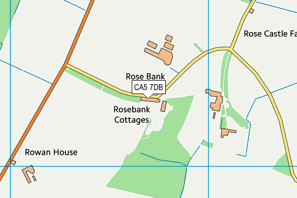 CA5 7DB map - OS VectorMap District (Ordnance Survey)