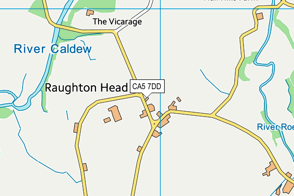 Raughton Head C Of E School map (CA5 7DD) - OS VectorMap District (Ordnance Survey)