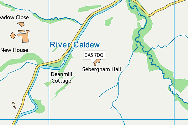 CA5 7DQ map - OS VectorMap District (Ordnance Survey)