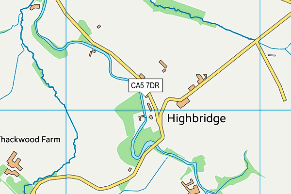 CA5 7DR map - OS VectorMap District (Ordnance Survey)