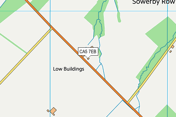 CA5 7EB map - OS VectorMap District (Ordnance Survey)