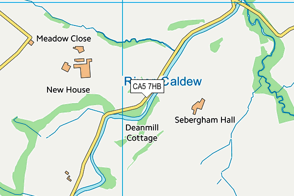 CA5 7HB map - OS VectorMap District (Ordnance Survey)