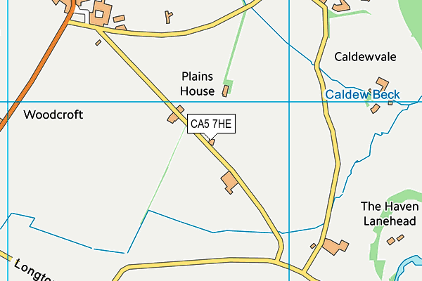 CA5 7HE map - OS VectorMap District (Ordnance Survey)