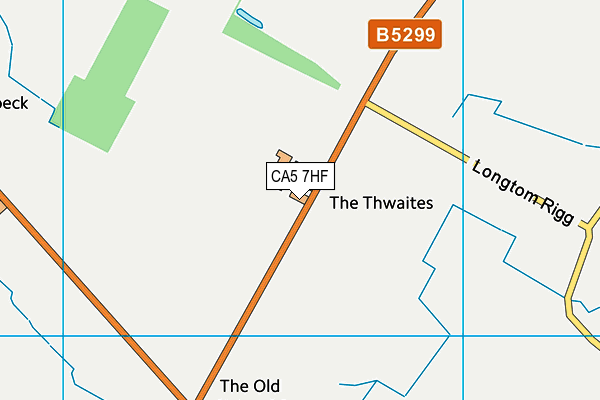 CA5 7HF map - OS VectorMap District (Ordnance Survey)