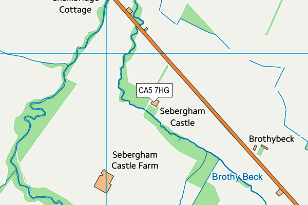 CA5 7HG map - OS VectorMap District (Ordnance Survey)