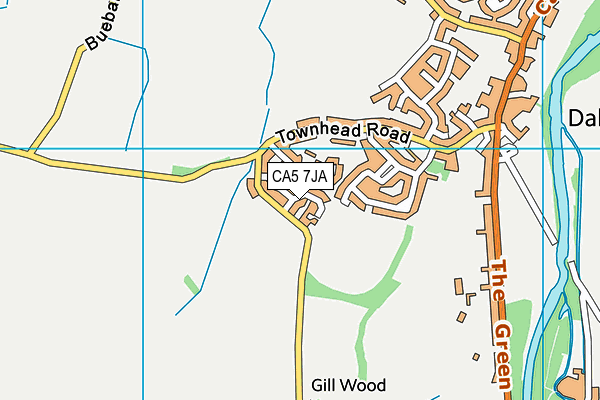 CA5 7JA map - OS VectorMap District (Ordnance Survey)