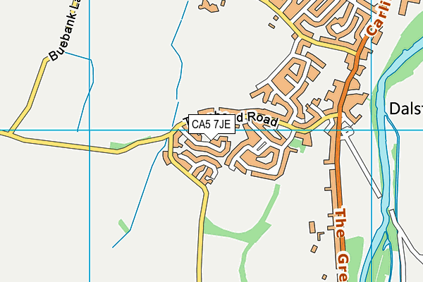 CA5 7JE map - OS VectorMap District (Ordnance Survey)