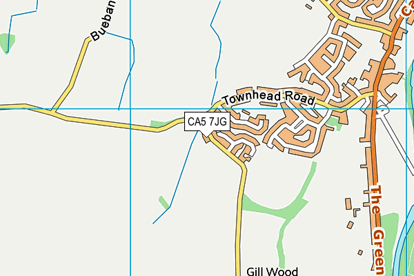 CA5 7JG map - OS VectorMap District (Ordnance Survey)