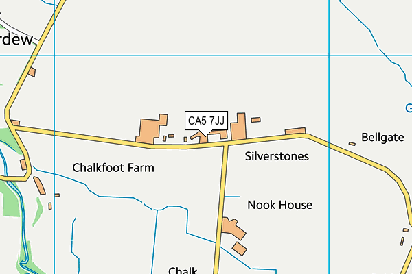 CA5 7JJ map - OS VectorMap District (Ordnance Survey)