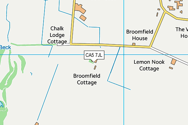 CA5 7JL map - OS VectorMap District (Ordnance Survey)