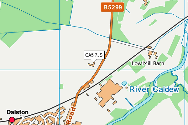 CA5 7JS map - OS VectorMap District (Ordnance Survey)