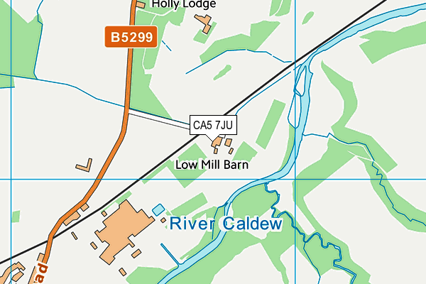 CA5 7JU map - OS VectorMap District (Ordnance Survey)