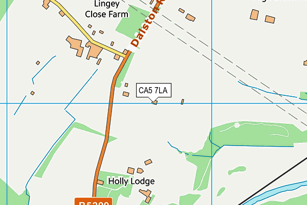 CA5 7LA map - OS VectorMap District (Ordnance Survey)