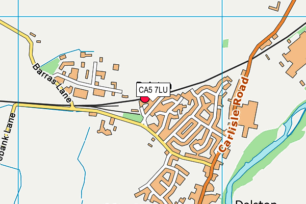 CA5 7LU map - OS VectorMap District (Ordnance Survey)