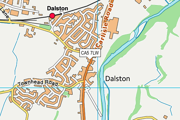 CA5 7LW map - OS VectorMap District (Ordnance Survey)