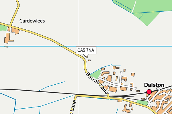 CA5 7NA map - OS VectorMap District (Ordnance Survey)