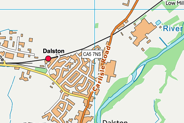 Map of CALDEW COACHES LIMITED at district scale