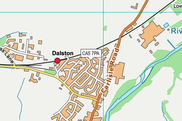 CA5 7PA map - OS VectorMap District (Ordnance Survey)
