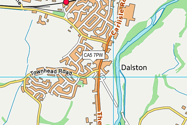 CA5 7PW map - OS VectorMap District (Ordnance Survey)