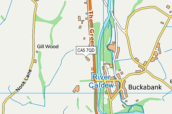 CA5 7QD map - OS VectorMap District (Ordnance Survey)