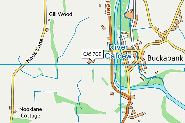 CA5 7QE map - OS VectorMap District (Ordnance Survey)