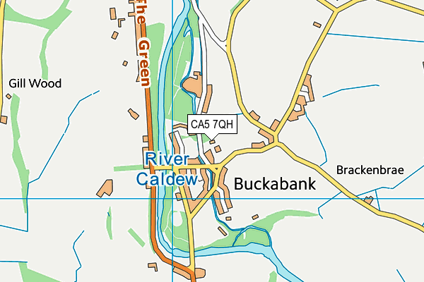 CA5 7QH map - OS VectorMap District (Ordnance Survey)