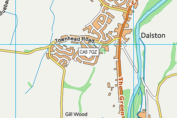 CA5 7QZ map - OS VectorMap District (Ordnance Survey)