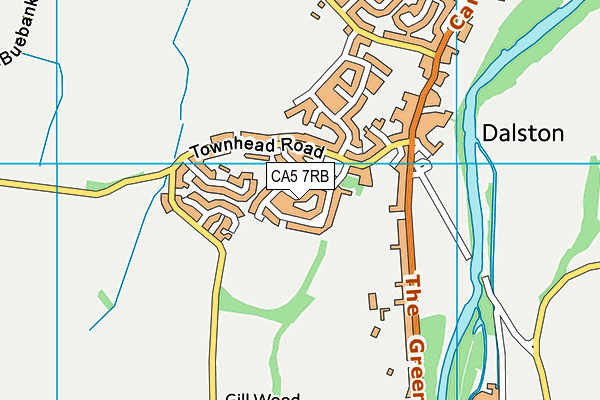 CA5 7RB map - OS VectorMap District (Ordnance Survey)