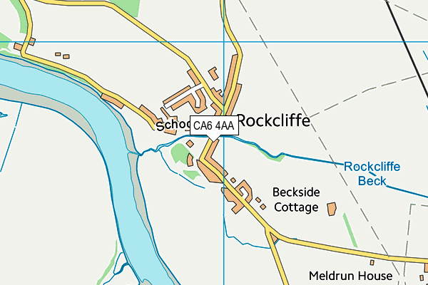 Rockcliffe C Of E School map (CA6 4AA) - OS VectorMap District (Ordnance Survey)