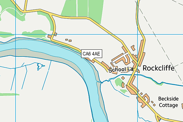 CA6 4AE map - OS VectorMap District (Ordnance Survey)