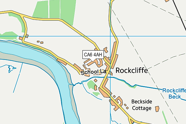 CA6 4AH map - OS VectorMap District (Ordnance Survey)