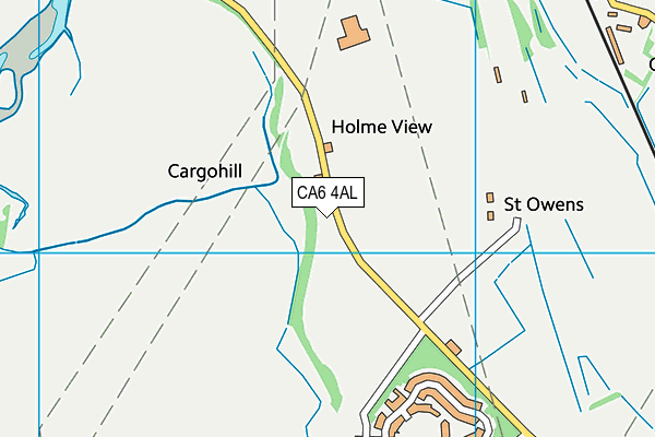 CA6 4AL map - OS VectorMap District (Ordnance Survey)