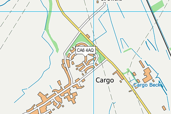 CA6 4AQ map - OS VectorMap District (Ordnance Survey)