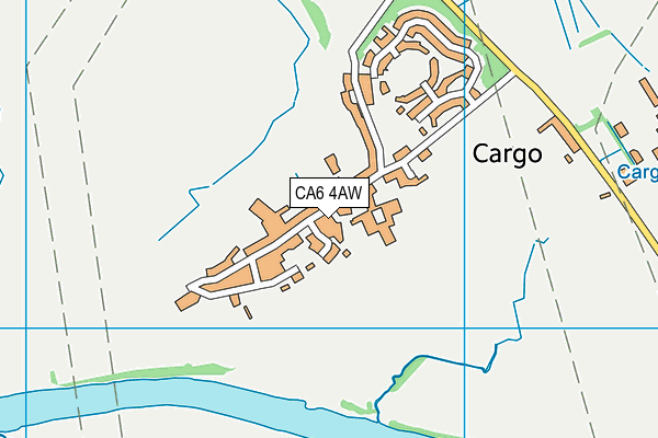 CA6 4AW map - OS VectorMap District (Ordnance Survey)