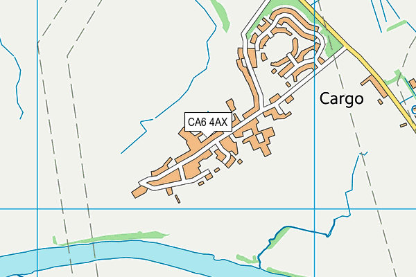 CA6 4AX map - OS VectorMap District (Ordnance Survey)