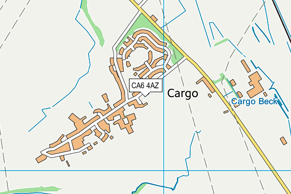 CA6 4AZ map - OS VectorMap District (Ordnance Survey)