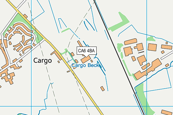 CA6 4BA map - OS VectorMap District (Ordnance Survey)